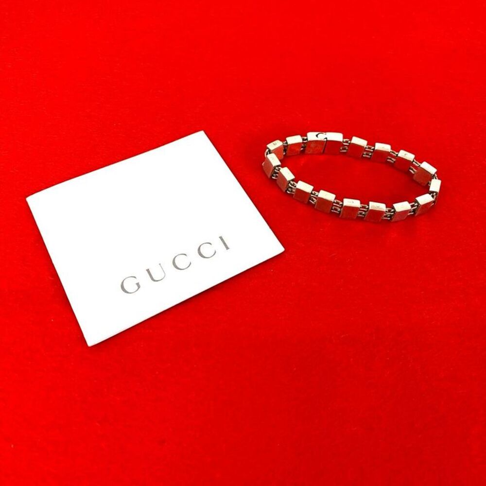 Gucci Square Chain Silver 925 Bracelet